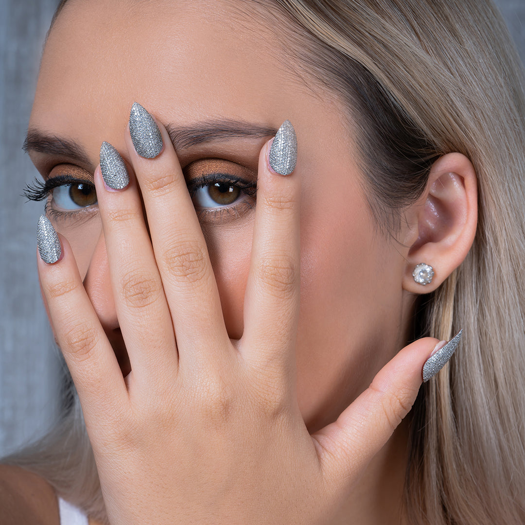 Pointed Shape Diamond Nails